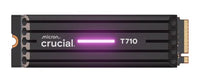 Crucial T710 1TB PCIe Gen5 NVMe 2280 SSD w Heatsink - 14900/13700 MB/s R/W 600TBW 2.2M IOPs 1.5M hrs MTTF with DirectStorage for Intel & AMD 5yrs - Image 1