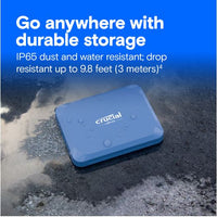 Crucial X10 2TB External Portable SSD ~2100MB/s USB-C Durable Rugged Shock Drop Water Dust Proof for PC MAC PS5 Xbox Android iPad Pro Linux - Image 4