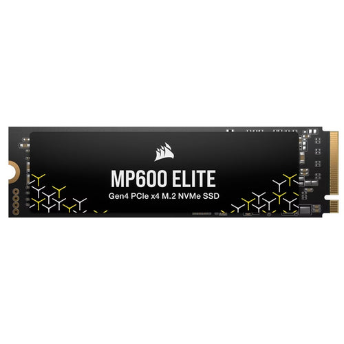 Corsair MP600 ELITE 2TB PCIe Gen4 x4 NVMe 1.4 M.2 SSD, M.2 2280, PCIe 4.0, 7000 MB/s read, 6500 MB/s write, 3D TLC NAND, Windows/Mac compatible - Image 1