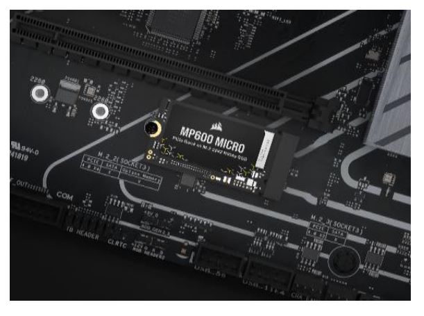 Corsair Force MP600 MICRO 1TB M.2 2242 NVMe SSD 5100/4300MB/s 600K/890K 600TBW 1.5M MTTF AES 256-bit for Lenovo Legion Go Valve Steam Deck Rog Ally - Image 4