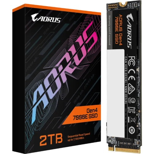 GIGABYTE AORUS Gen4 7000E 2TB NVMe SSD – PCIe 4.0 x4 M.2 2280 Internal SSD, Up to 7100 MB/s Read & 6100 MB/s Write, High-Performance Storage - Image 4