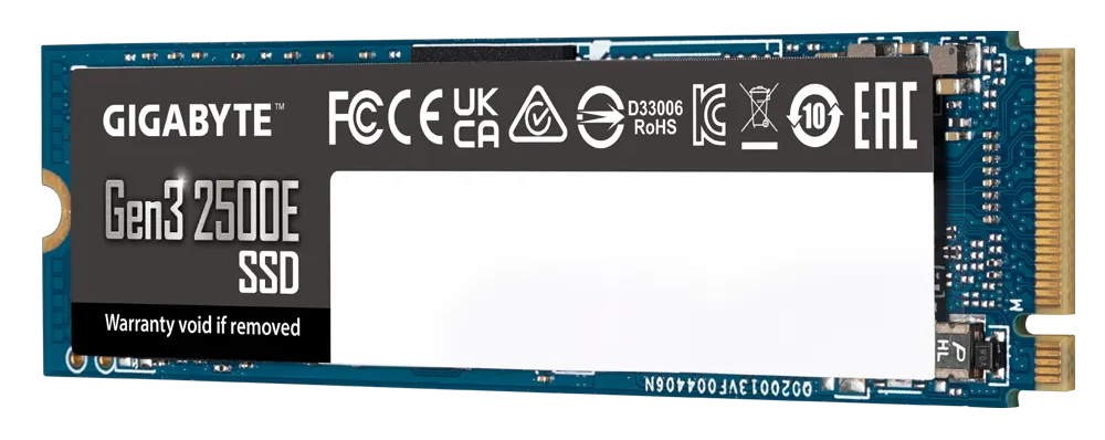 Gigabyte G325E 500G M2 500G PCIe 3.0x4, 2300/1500 MB/s 60k/240Kl MTBF 1.5m hr Limited 3 years or 240TBW - Image 2