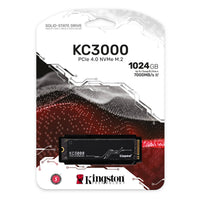 Kingston KC3000 1TB PCle 4.0 NVMe M.2 2280 7,000/6,000MB/s Random 4K 800TBW 3D TLC Phison E18 Low Profile Graphene Aluminium Heat Spreader - Image 2
