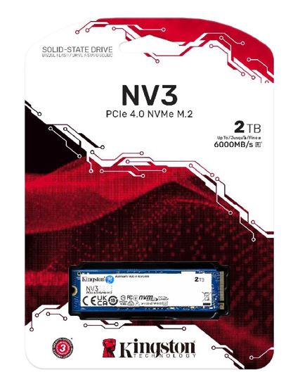 Kingston SNV3S NV3 2TB PCle 4.0x4 NVMe M.2 2280 SSD 6000/5000MB/s 3D HAND compaitible Notebook and SFF 5Y Limited - Image 3