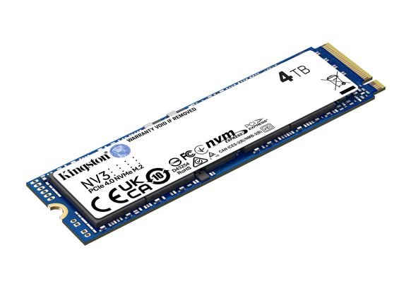 Kingston SNV3S NV3 4TB PCle 4.0x4 NVMe M.2 2280 SSD 6000/5000MB/s 3D HAND compaitible Notebook and SFF 5Y Limited - Image 2