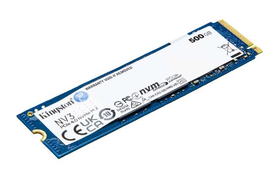 Kingston SNV3S NV3 500G PCle 4.0x4 NVMe M.2 2280 SSD 5000/3000MB/s 3D NAND compaitible Notebook and SFF 5Y Limited - Image 2