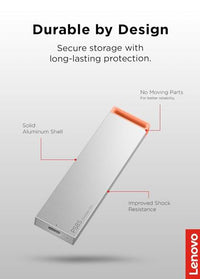 Lenovo PS8S 2TB External Portable SSD ~1050MB/s USB3.2 Gen2 USB-C Stylish Metal Body Lightweight 40g Durable for PC MAC PS4 Xbox Android iPad Pro - Image 4