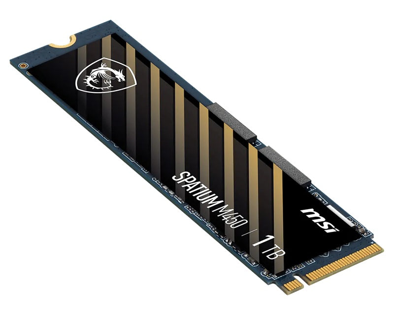 MSI SPATIUM M450 PCIe 4.0 NVMe M.2 1TB SSD,  Sequential Read up to 3400MB/s, Sequential Write up to 2400MB/s, 350 TBW, 5 Year Warranty - Image 4