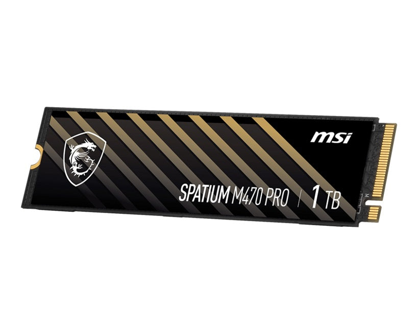 MSI SPATIUM M470 PRO PCIe 4.0 NVMe M.2 1TB SSD, Sequential Read up to 6000MB/s, Sequential Write up to 5000MB/s, 640 TBW, 5 Year Warranty FOR CC - Image 3
