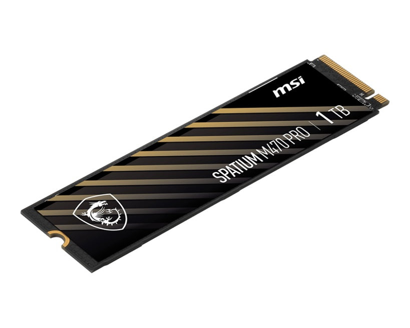 MSI SPATIUM M470 PRO PCIe 4.0 NVMe M.2 1TB SSD, Sequential Read up to 6000MB/s, Sequential Write up to 5000MB/s, 640 TBW, 5 Year Warranty FOR CC - Image 4