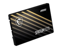 MSI SPATIUM S270 SATA 2.5" 480GB,  PHISON S11, 3D NAND, SATA III 6Gbps, Sequential Read up to 500MB/s, Sequential Write up to 450MB/s, 250 TBW, 5Y WTY - Image 2