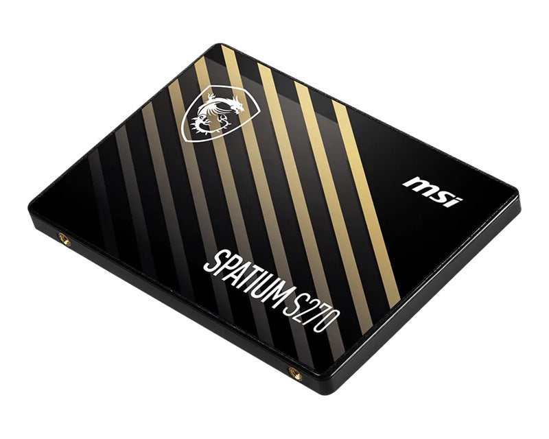 MSI SPATIUM S270 SATA 2.5" 480GB,  PHISON S11, 3D NAND, SATA III 6Gbps, Sequential Read up to 500MB/s, Sequential Write up to 450MB/s, 250 TBW, 5Y WTY - Image 3