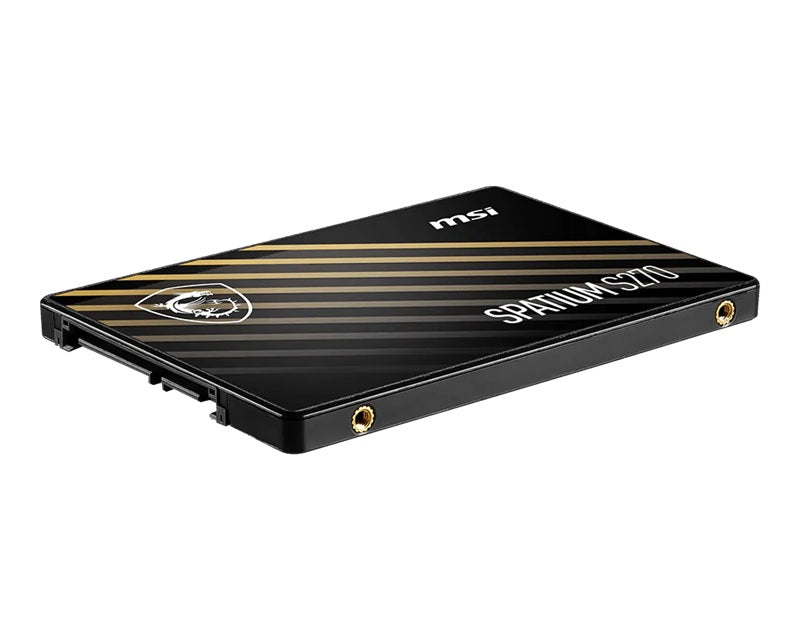 MSI SPATIUM S270 SATA 2.5" 480GB,  PHISON S11, 3D NAND, SATA III 6Gbps, Sequential Read up to 500MB/s, Sequential Write up to 450MB/s, 250 TBW, 5Y WTY - Image 4