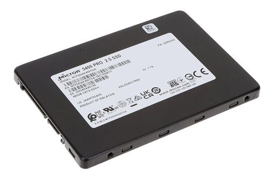 Micron 5400 PRO 480GB 2.5" SATA Enterprise SSD 540R/520W MB/s 95K/37K IOPS 876TBW 1DWPD 3M hrs MTTF AES 256-bit encryption Server Data Centre 5yrs - Image 3
