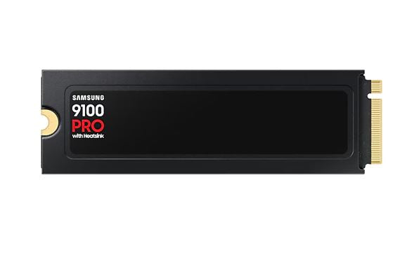 Samsung 9100 PRO 2TB PCIe Gen5 NVMe SSD Heatsink 14700MB/s 13400MB/s R/W 1850K/2600K IOPS 1200TBW 1.5M hrs V-NAND TLC AES 256-bit Encryption 5yr wty - Image 2