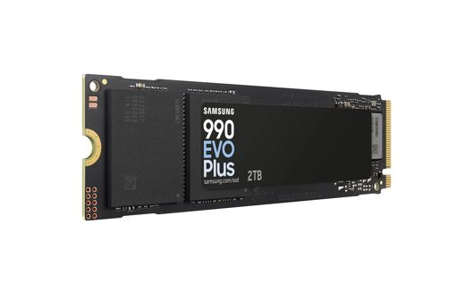 Samsung 990 EVO Plus 2TB PCIe Gen5 NVMe SSD 7250MB/s 6300MB/s R/W 1000K/1350K IOPS 1200TBW 1.5M hrs V-NAND TLC AES 256-bit Encryption 5yr wty - Image 4