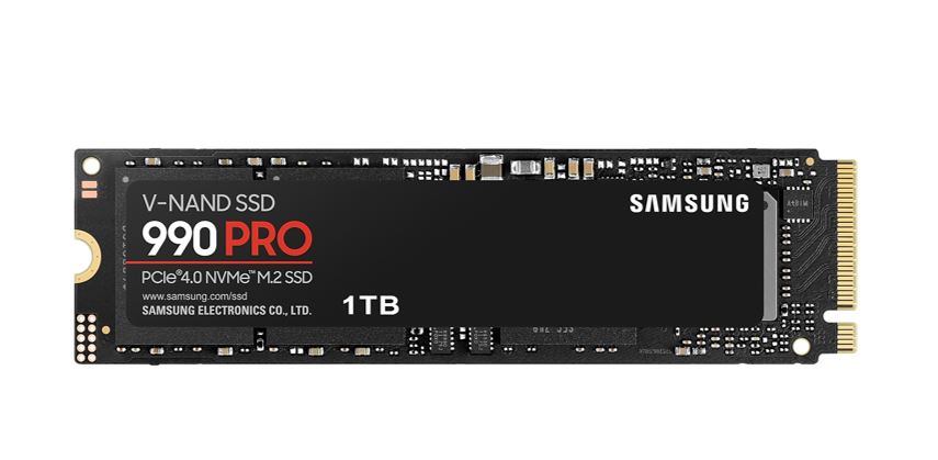 Samsung 990 Pro 1TB Gen4 NVMe SSD 7450MB/s 6900MB/s R/W 1550K/1200K IOPS 600TBW 1.5M Hrs MTBF for PS5 5yrs Wty - Image 2