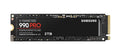 Samsung 990 Pro 2TB Gen4 NVMe SSD 7450MB/s 6900MB/s R/W 1550K/1200K IOPS 1200TBW 1.5M Hrs MTBF for PS5 5yrs Wty - Image 1