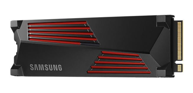 Samsung 990 Pro 2TB with Heatsink Gen4 NVMe SSD 7450MB/s 6900MB/s R/W 1550K/1200K IOPS 1200TBW 1.5M Hrs MTBF for PS5 5yrs Wty - Image 3