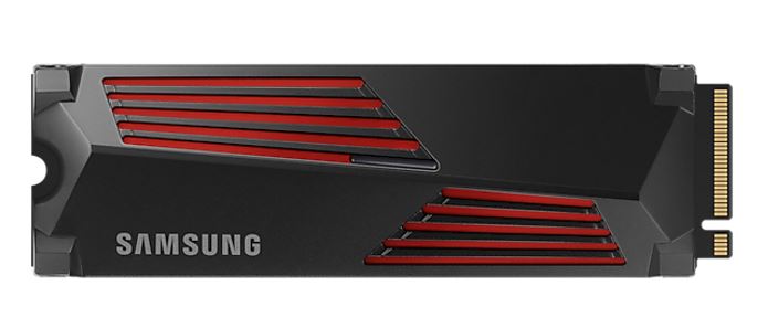Samsung 990 Pro 2TB with Heatsink Gen4 NVMe SSD 7450MB/s 6900MB/s R/W 1550K/1200K IOPS 1200TBW 1.5M Hrs MTBF for PS5 5yrs Wty - Image 1