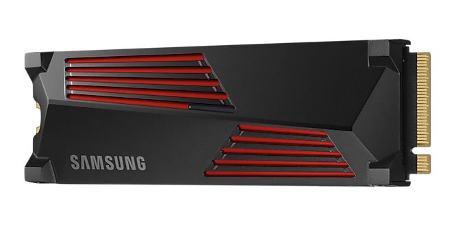 Samsung 990 Pro 4TB with Heatsink Gen4 NVMe SSD 7450MB/s 6900MB/s R/W 1600K/1550K IOPS 2400TBW 1.5M Hrs MTBF for PS5 5yrs Wty - Image 3