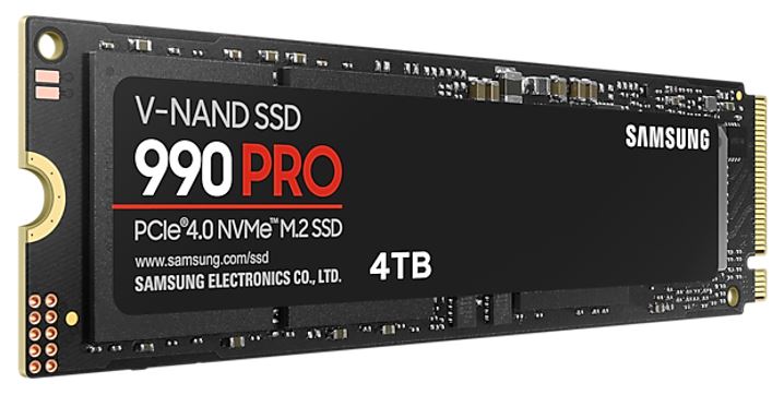 Samsung 990 Pro 4TB Gen4 NVMe SSD 7450MB/s 6900MB/s R/W 1600K/1550K IOPS 2400TBW 1.5M Hrs MTBF for PS5 5yrs Wty - Image 4
