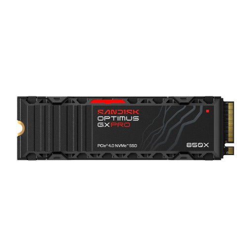 SANDISK Optimus™ GX PRO 850X PCIe® 4.0 NVMe™ SSD with Heatsink, 1TB, Read 7,300MB/s Write 6,600MB/s, 5 Yr Warranty - Image 1