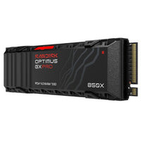 SANDISK Optimus™ GX PRO 850X PCIe® 4.0 NVMe™ SSD with Heatsink, 1TB, Read 7,300MB/s Write 6,600MB/s, 5 Yr Warranty - Image 2