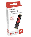 Verbatim 49373 Vi3000 NVMe M.2 Internal SSD 256GB - Image 1