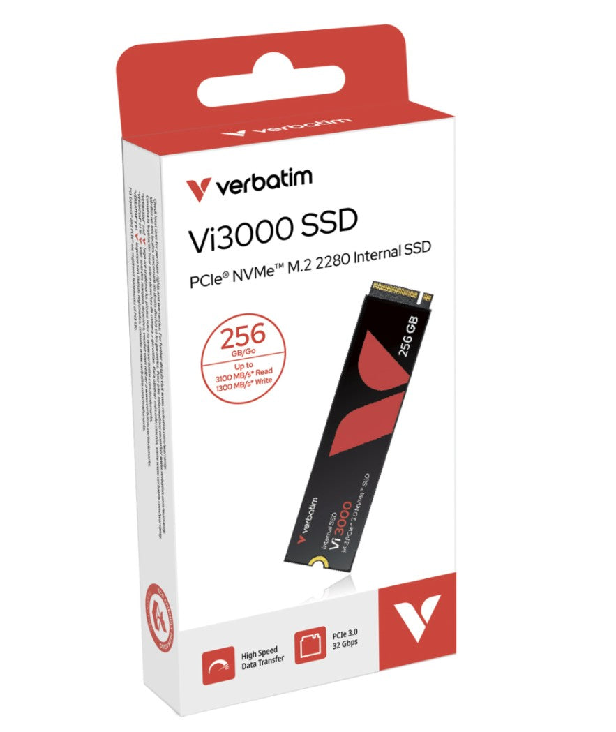 Verbatim 49373 Vi3000 NVMe M.2 Internal SSD 256GB - Image 2