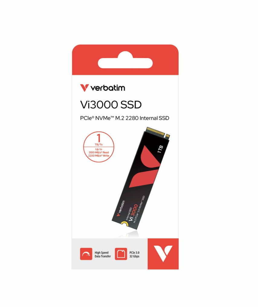 Verbatim 49375 - Vi3000 NVMe M.2 Internal SSD 1TB - Image 2