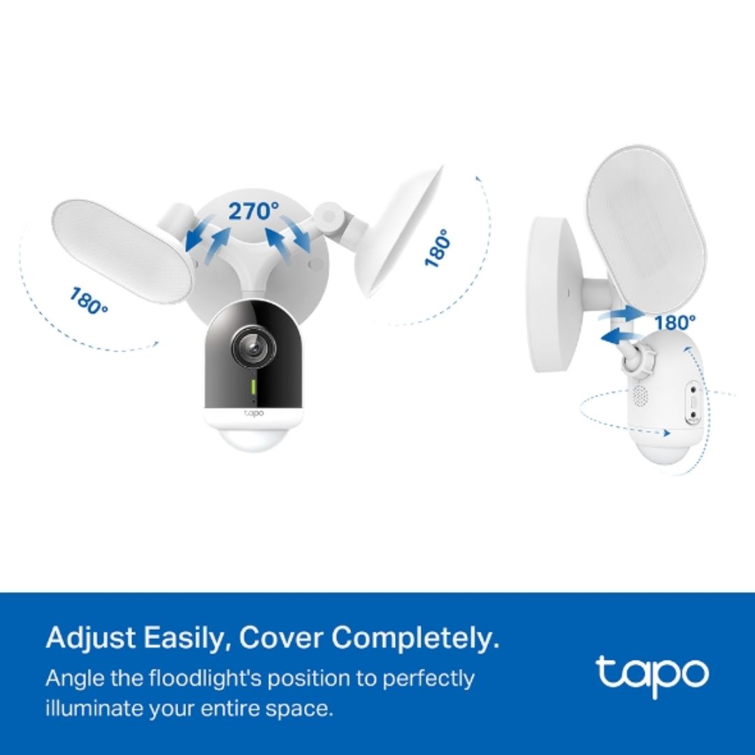 TP-Link Tapo C720 Tapo Smart Floodlight Camera 2K QHD 2800-Lumen Ultra-Bright Floodlight - Image 3