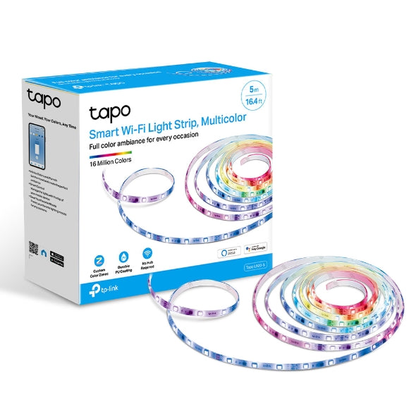 TP-Link Tapo L920-5 Smart Wi-Fi Light Strip, Multicolor, Pu Coating For External Protection, Voice Control, 50 Colour Zones, No Hub Required, 5000×10× - Image 5