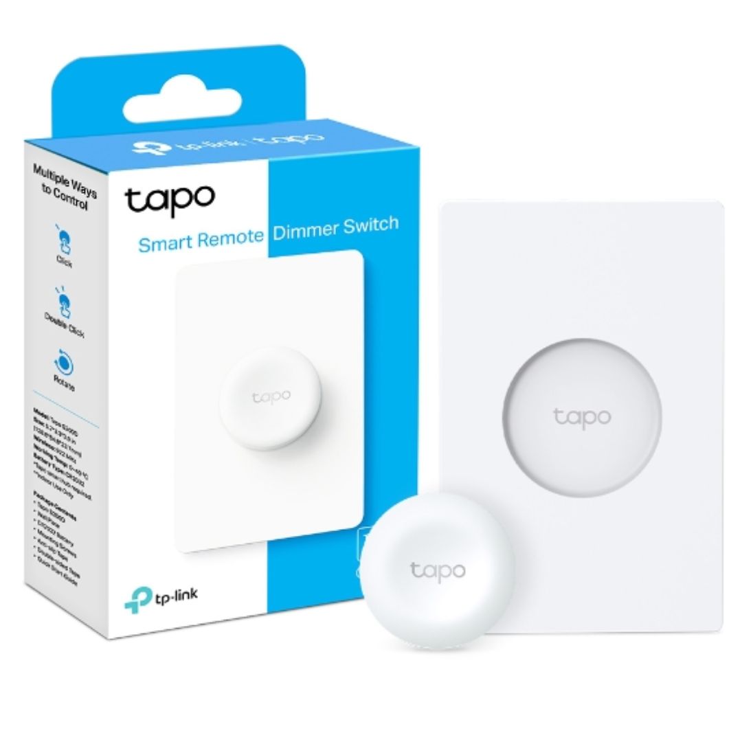 TP-Link Tapo Smart Remote Dimmer Switch, Smart Customised Actions, Multiple Control, Flexible Mounting, Long Battery Life (Tapo S200D) - Image 1