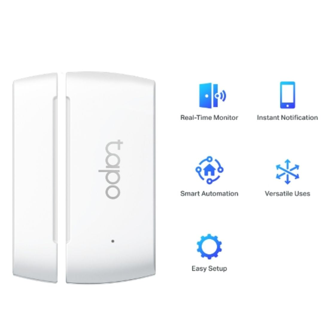 TP-Link Tapo Smart Contact Sensor, Window/Door Safeguard, Instant App Notification, Smart Action Support (Tapo T110) - Image 3
