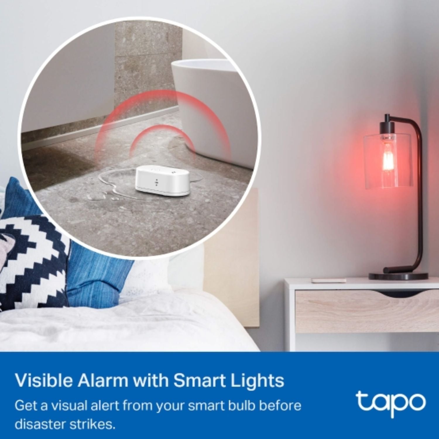 TP-Link Tapo T300 Smart Water Leak Sensor, 90 dB Dripping & Leaking Alarm, IP66 Waterproof, Hub Supported - Image 4