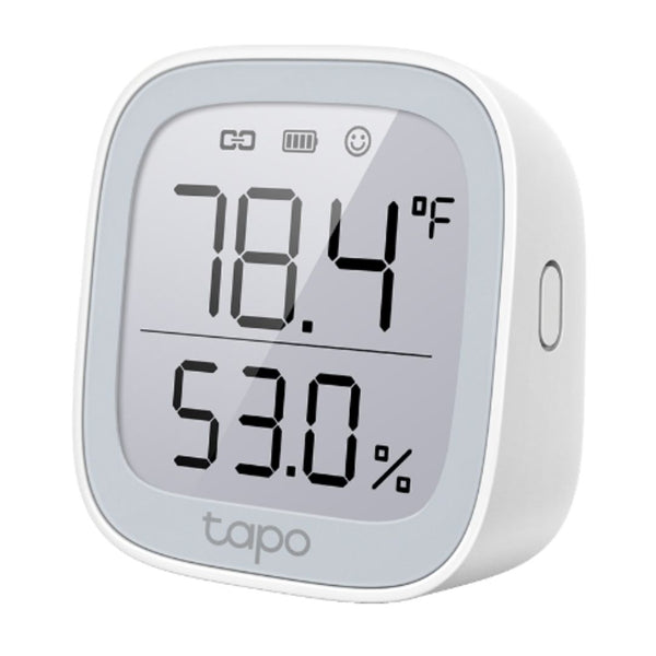 TP-Link Tapo Smart Temperature & Humidity Monitor, Real-Time & Accurate, E-ink Display, Free Data Storage & Visual Graphs,