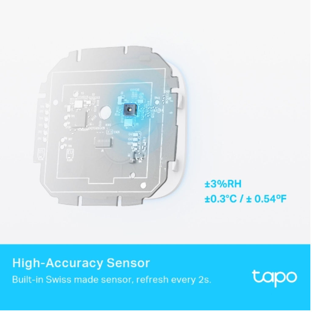 TP-Link Tapo Smart Temperature & Humidity Monitor, Real-Time & Accurate, E-ink Display, Free Data Storage & Visual Graphs, - Image 4