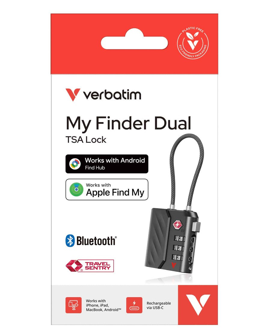 Verbatim My Finder Dual Channel TS Lock - Black - Image 2