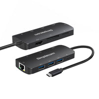 (LS)Simplecom CHT580 USB-C SuperSpeed 8-in-1 Multiport Hub Adapter HDMI 2.0 Docking Station - Image 3