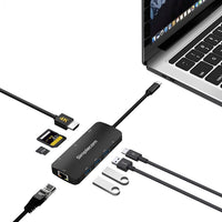 (LS)Simplecom CHT580 USB-C SuperSpeed 8-in-1 Multiport Hub Adapter HDMI 2.0 Docking Station - Image 4