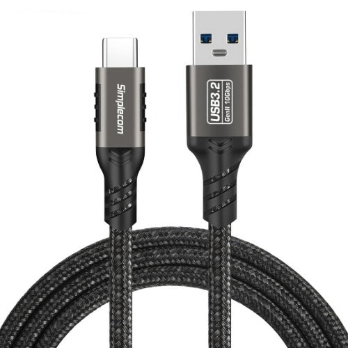 Simplecom CAU510 USB-A to USB-C Data and Charging Cable USB 3.2 Gen2 10Gbps 1M - Image 3