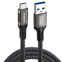 Simplecom CAU520 USB-A to USB-C Data and Charging Cable USB 3.2 Gen2 10Gbps 2M - Image 2