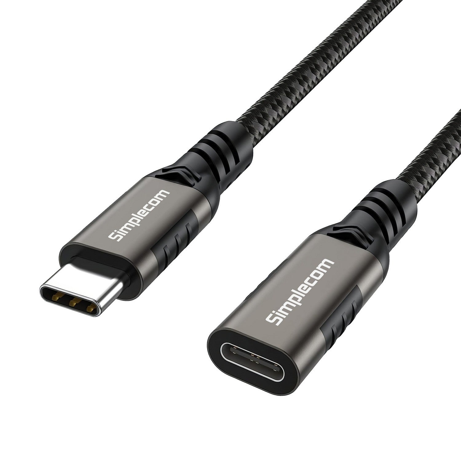 Simplecom CAU605 USB-C Male to Female Extension Cable USB 3.2 Gen2 PD 100W 20Gbps 0.5M - Image 5