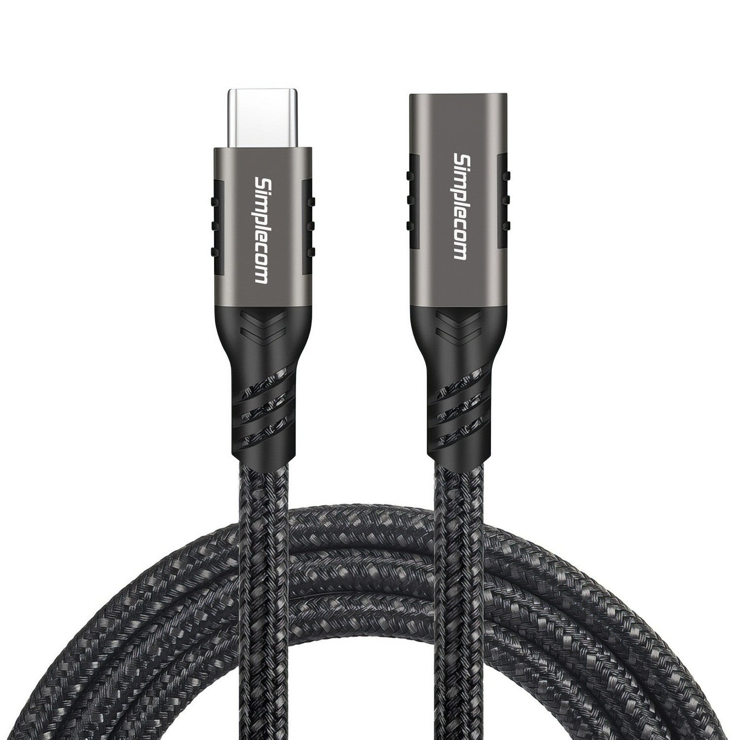 Simplecom CAU605 USB-C Male to Female Extension Cable USB 3.2 Gen2 PD 100W 20Gbps 0.5M - Image 2
