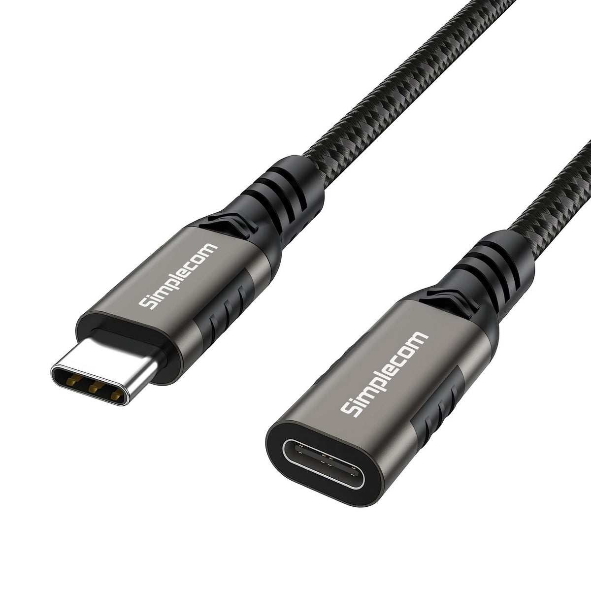Simplecom CAU605 USB-C Male to Female Extension Cable USB 3.2 Gen2 PD 100W 20Gbps 0.5M - Image 5