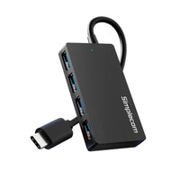 Simplecom CH352 USB-A to 4xPort SuperSpeed USB 3.2 Gen1, 5Gbps, plug & play, bus-powered, ABS, 76×41×11mm, 35g, 15cm cable, Win/macOS/Linux compatible - Image 5