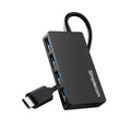 Simplecom CH352 USB-A to 4xPort SuperSpeed USB 3.2 Gen1, 5Gbps, plug & play, bus-powered, ABS, 76×41×11mm, 35g, 15cm cable, Win/macOS/Linux compatible - Image 1