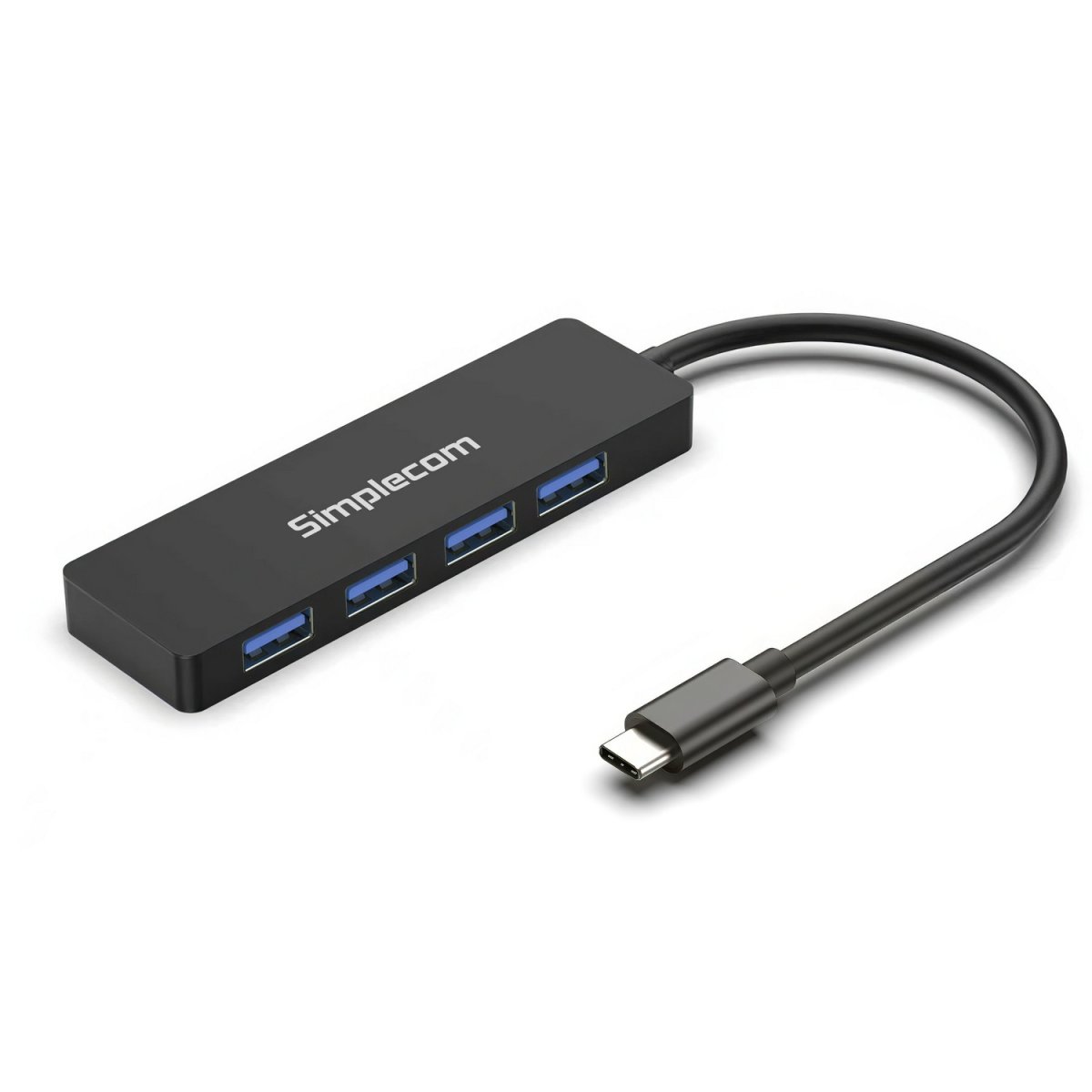 Simplecom CH360 SuperSpeed USB-C to 4-Port USB-A Hub USB 3.2 Gen1 - Image 1