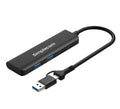 Simplecom CH385 SuperSpeed USB-A and USB-C 4-Port Combo Hub USB 3.2 Gen 1 (2x USB-A and 2x USB-C Ports) - Image 1
